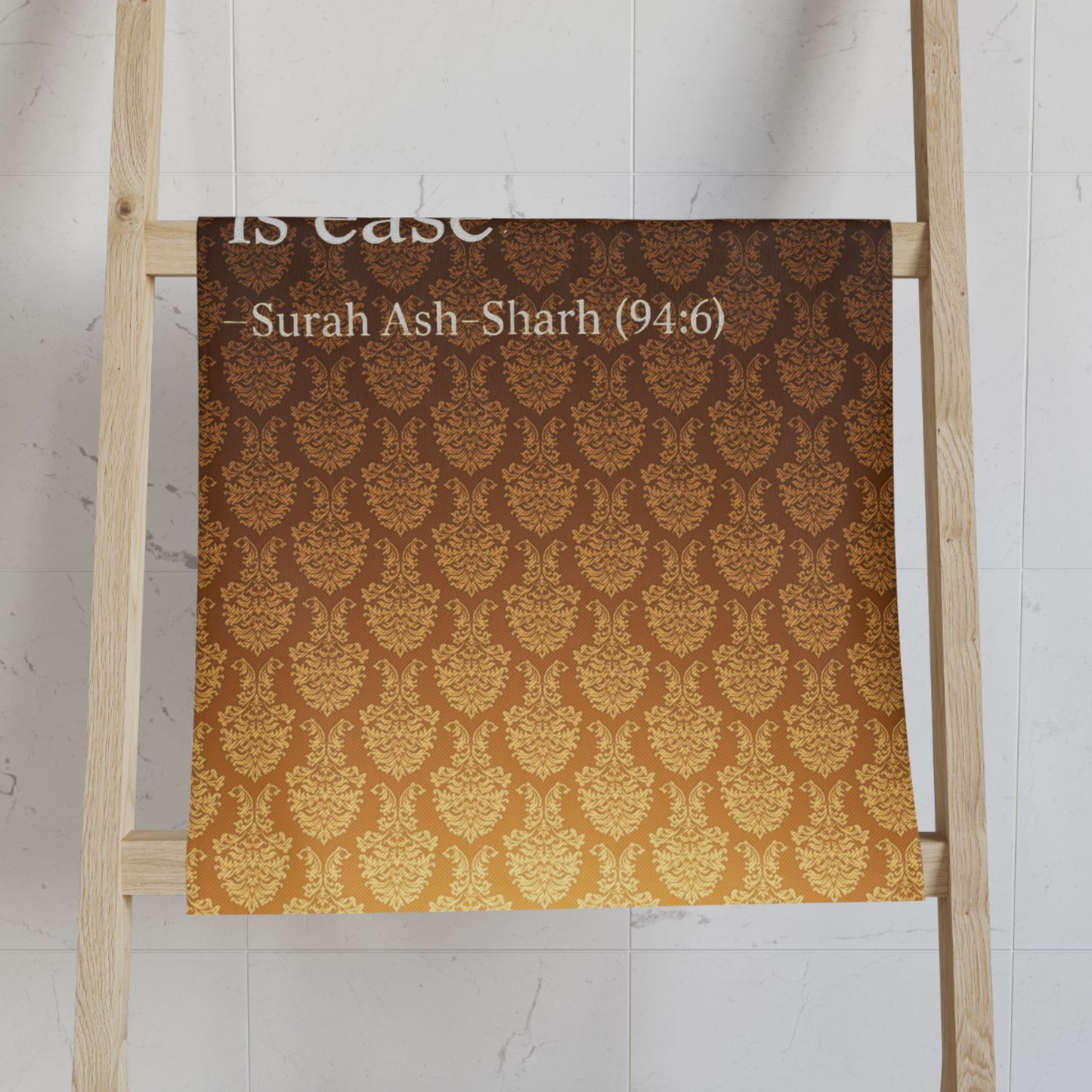 Inspirational Hand Towel - Prayer Reminder, Home Decor, Kitchen Towel, Gift for Spirituality, Eid Decor, Ramadan