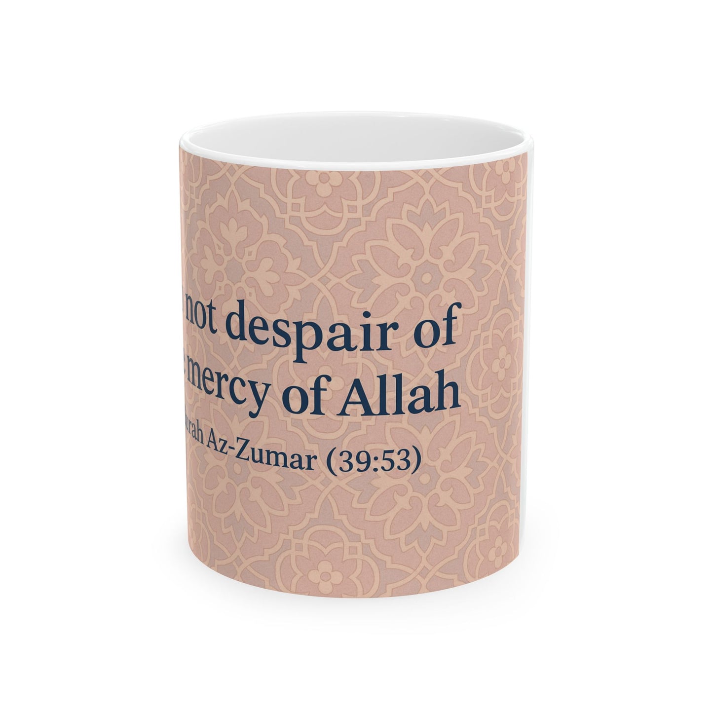 Faith-Inspired Ceramic Mug - Gratitude Gift for Friends, Home, Office, Ramadan, Islamic Decor, Inspirational Quote