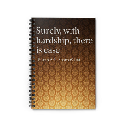 Islamic Spiral Notebook - Inspirational Surah Design, Perfect for Journaling, Gift for Students, Eid, Ramadan, or Daily Use