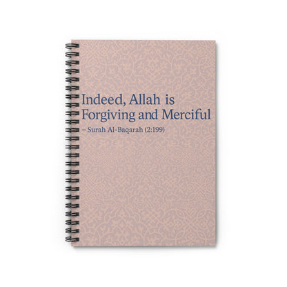 Inspirational Spiral Notebook - Surah At-Talaq Design, Journal, Gift for Students, Islamic Notebook