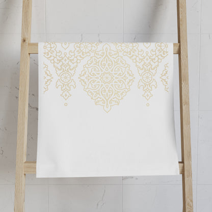 Islamic Inspired Hand Towel with Surah Al-Baqarah Quote | Decorative Towel, Bathroom Decor, Gift for Ramadan, Muslim Home