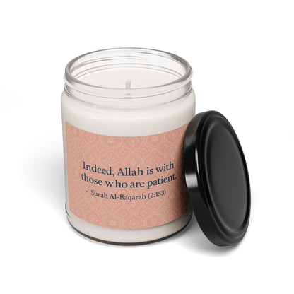 Relaxing Scented Candle | 9oz Soy Candle with Motivational Quote | Aromatherapy Gift for Home Decor, Self-Care, Meditation, Relaxation