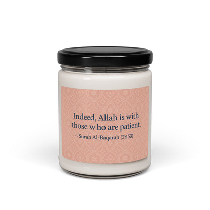Relaxing Scented Candle | 9oz Soy Candle with Motivational Quote | Aromatherapy Gift for Home Decor, Self-Care, Meditation, Relaxation
