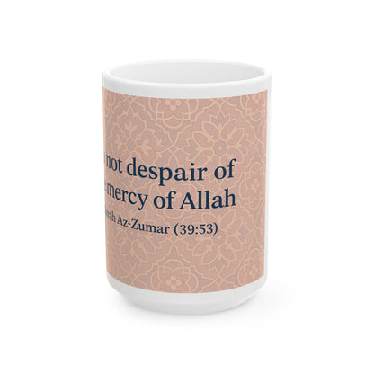 Faith-Inspired Ceramic Mug - Gratitude Gift for Friends, Home, Office, Ramadan, Islamic Decor, Inspirational Quote