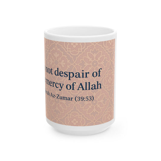 Faith-Inspired Ceramic Mug - Gratitude Gift for Friends, Home, Office, Ramadan, Islamic Decor, Inspirational Quote