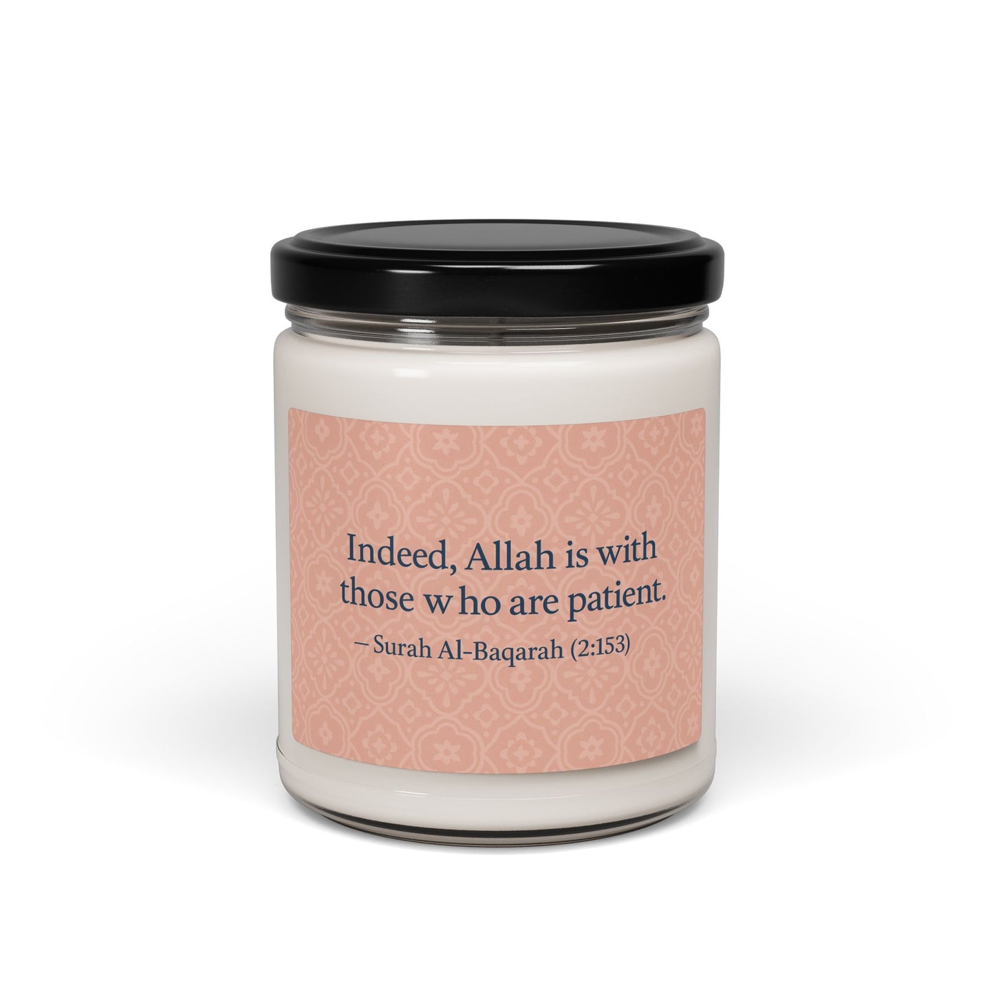 Relaxing Scented Candle | 9oz Soy Candle with Motivational Quote | Aromatherapy Gift for Home Decor, Self-Care, Meditation, Relaxation