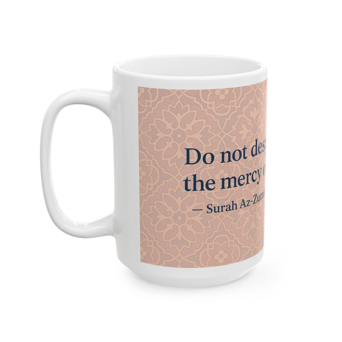 Faith-Inspired Ceramic Mug - Gratitude Gift for Friends, Home, Office, Ramadan, Islamic Decor, Inspirational Quote